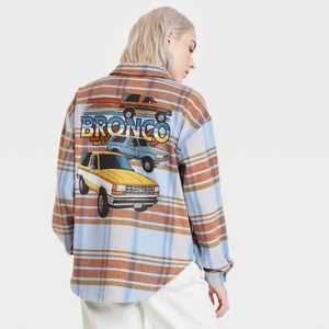 Women's Ford Bronco Plaid Graphic Shirt
Shacket
